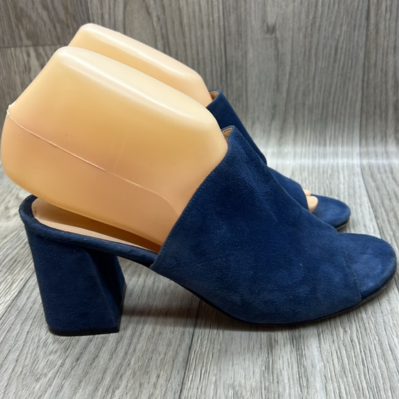 M Gemi Notari Blue Suede Heels - Picture 6 of 9